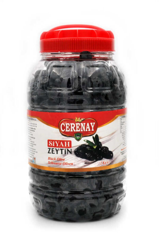 2 KG Az Tuzlu Gemlik Yağlı Sele Sofralık Siyah Zeytin 231-260 Kalibre - 2