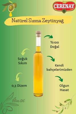 5 L Soğuk Sıkım Natürel Sızma 0,3 Dizem Zeytinyağ - 2